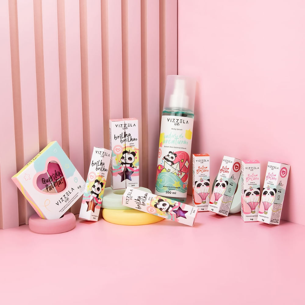Gloss Infantil Vizzela - Brilha Brilha